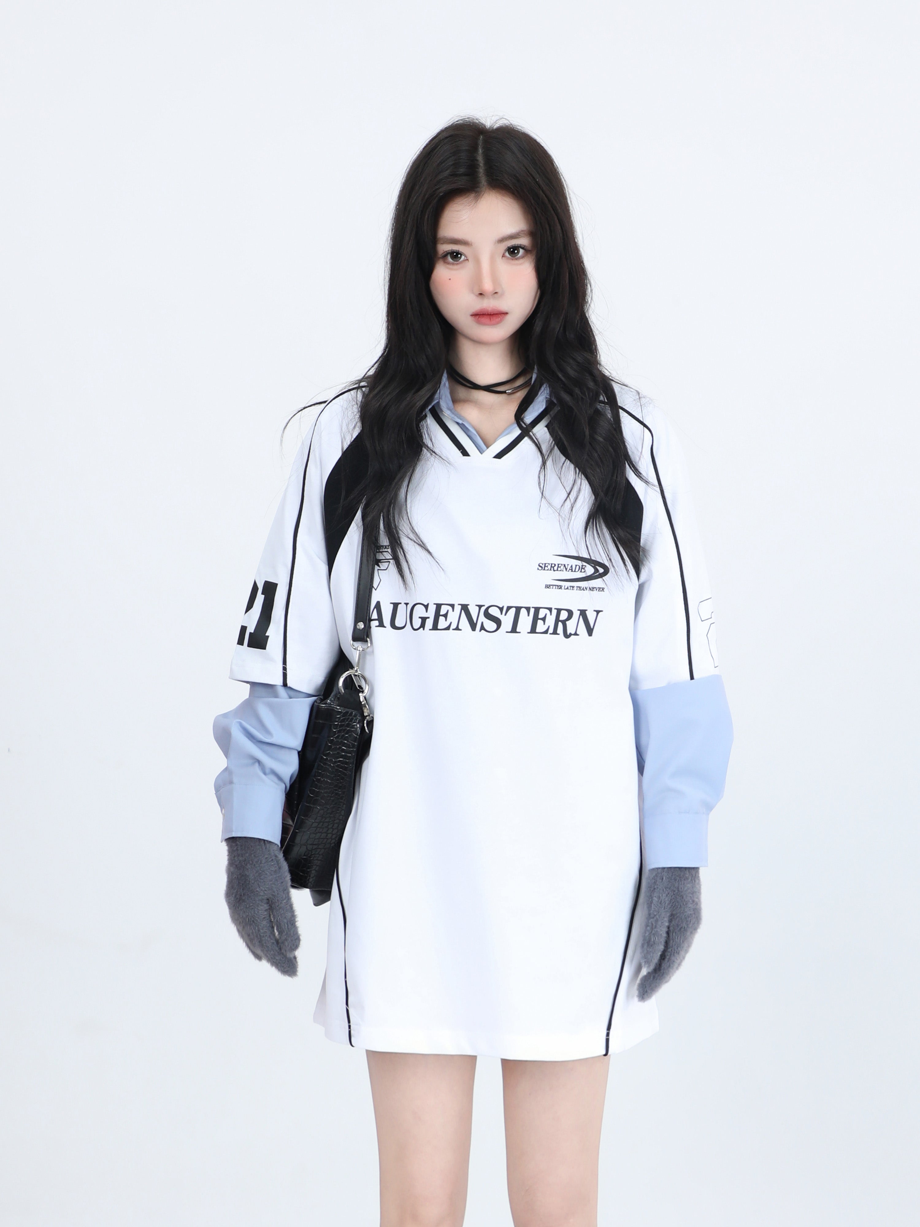 Retro sports short-shirt RI24
