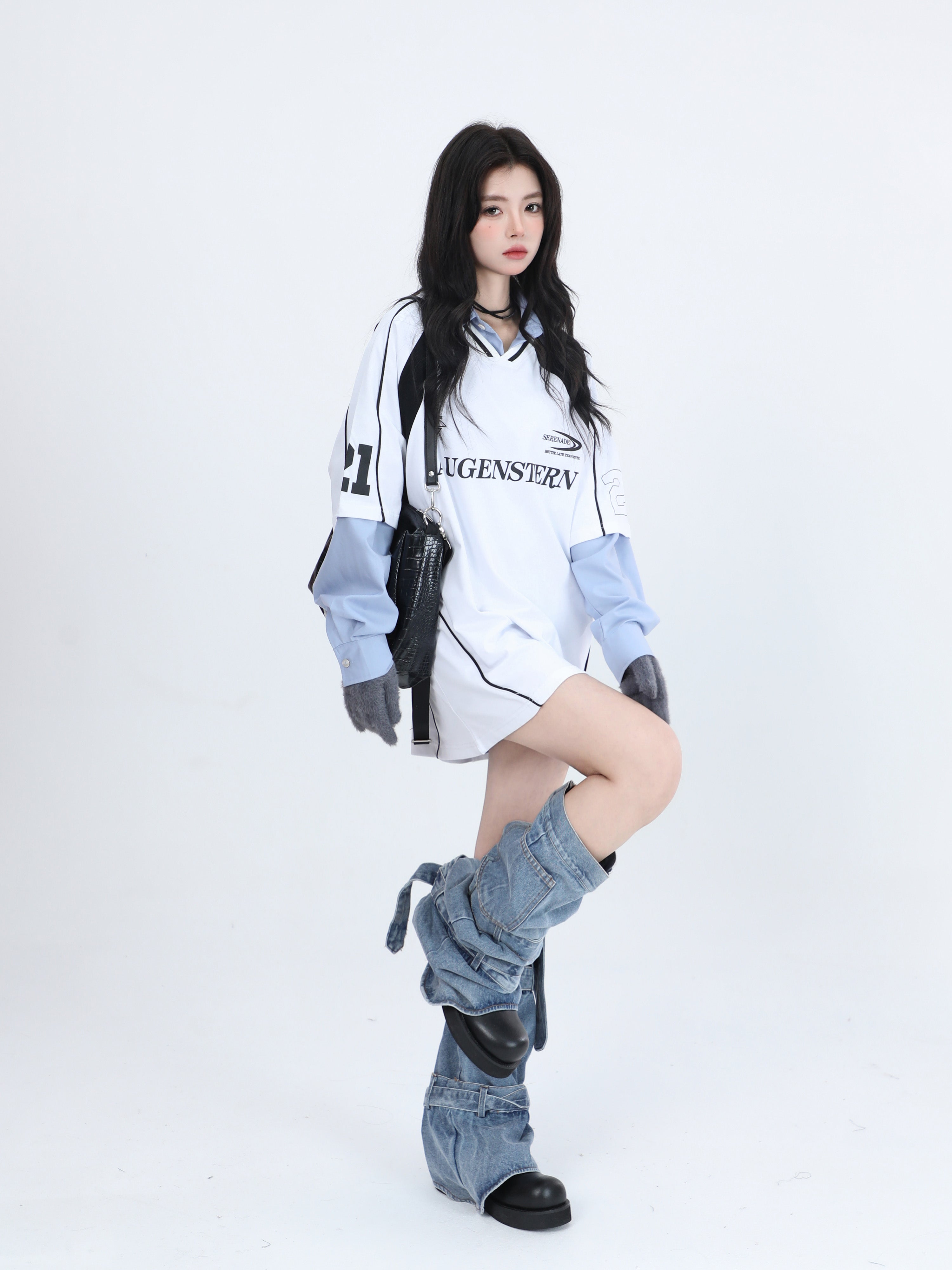 Retro sports short-shirt RI24