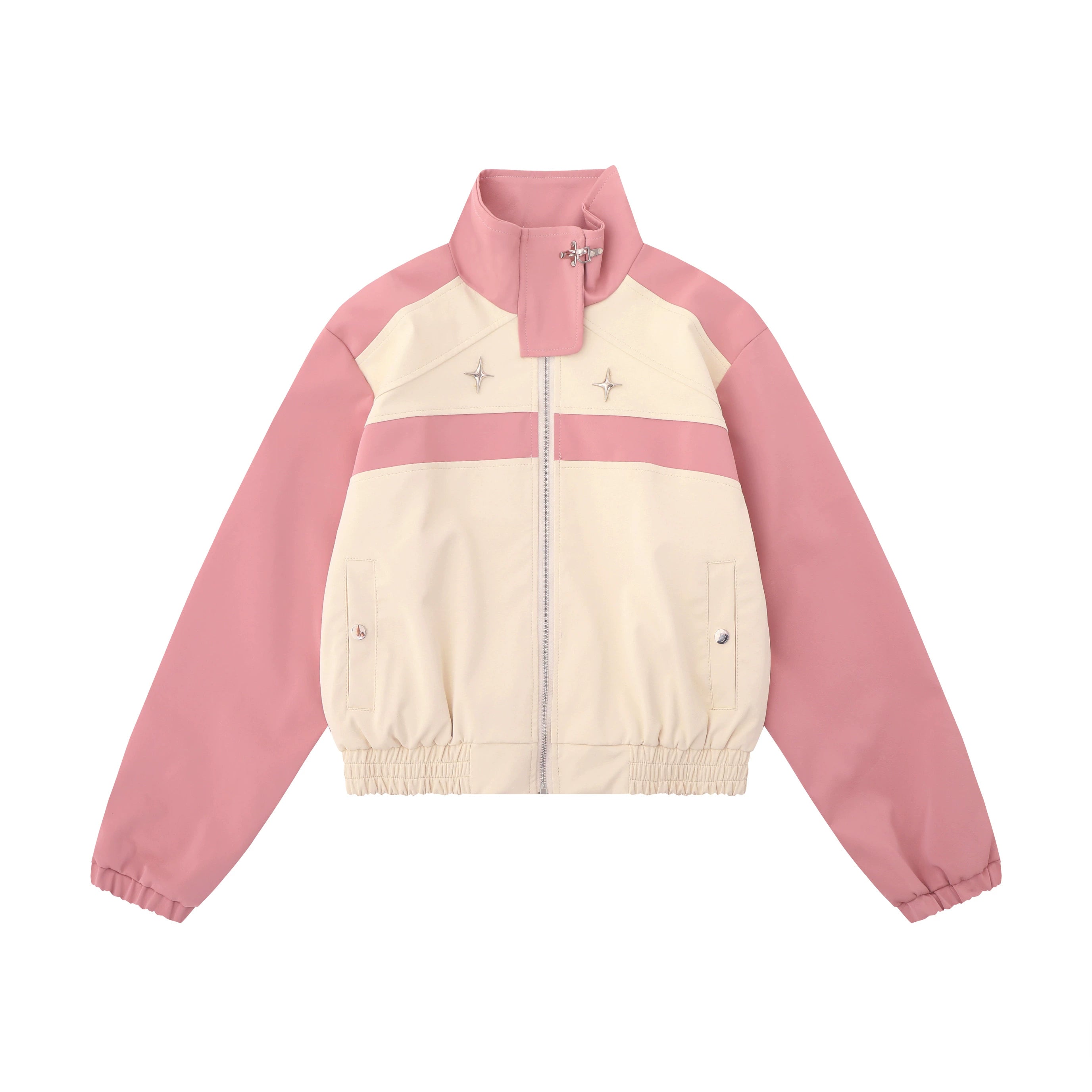 Retro color-short leather jacket RI05