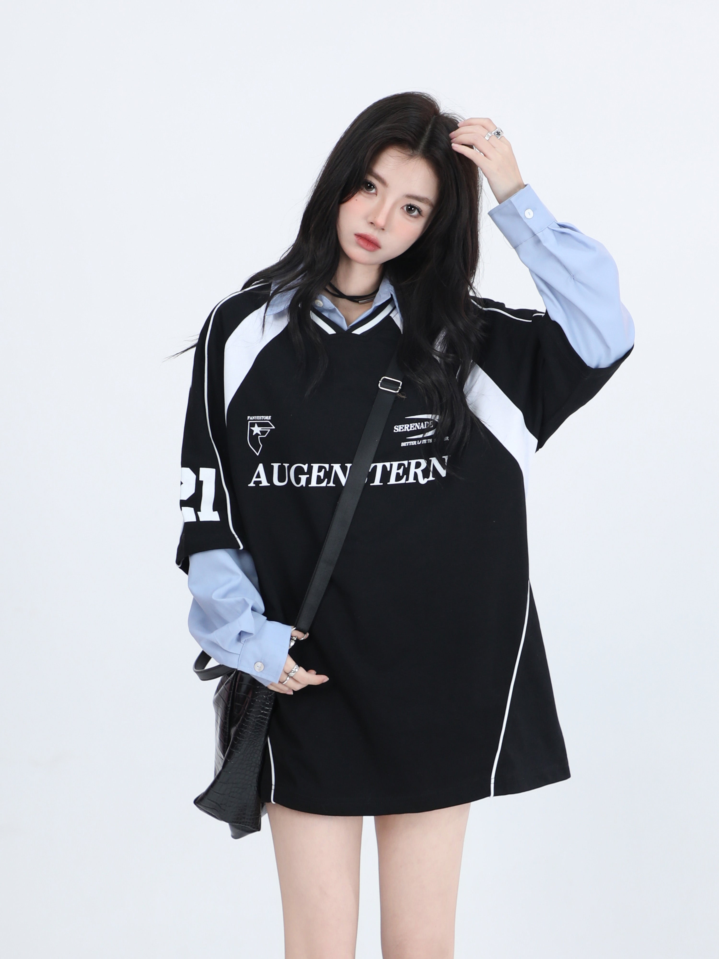 Retro sports short-shirt RI24