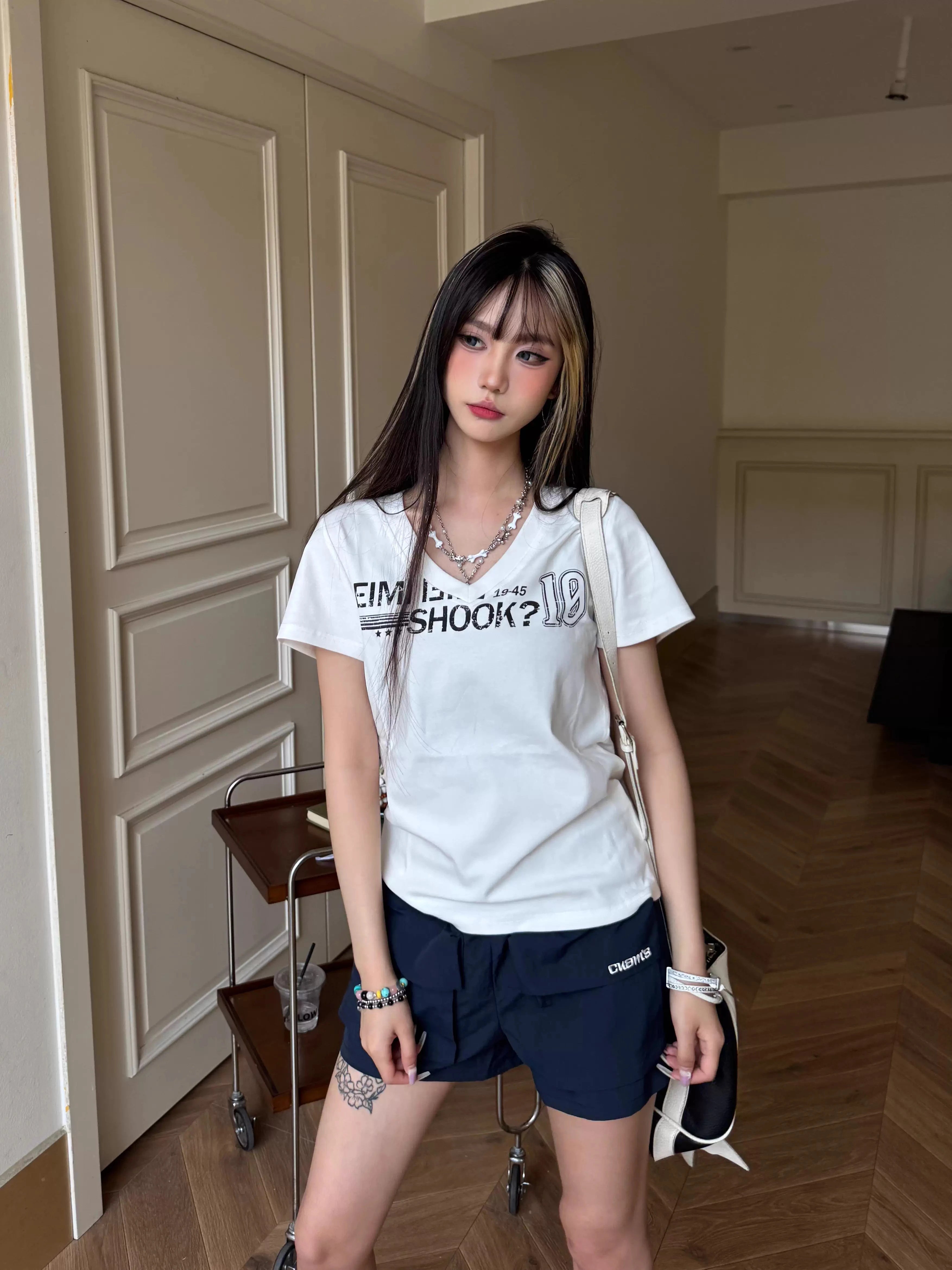 Vntage original gal V-neck RI66