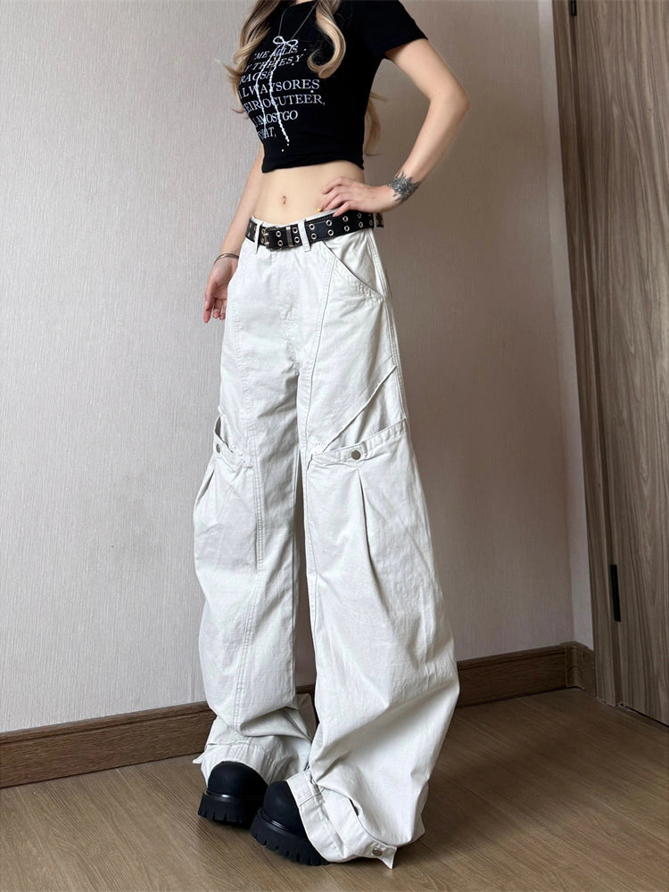 Design sense scimitar casual pants RI53