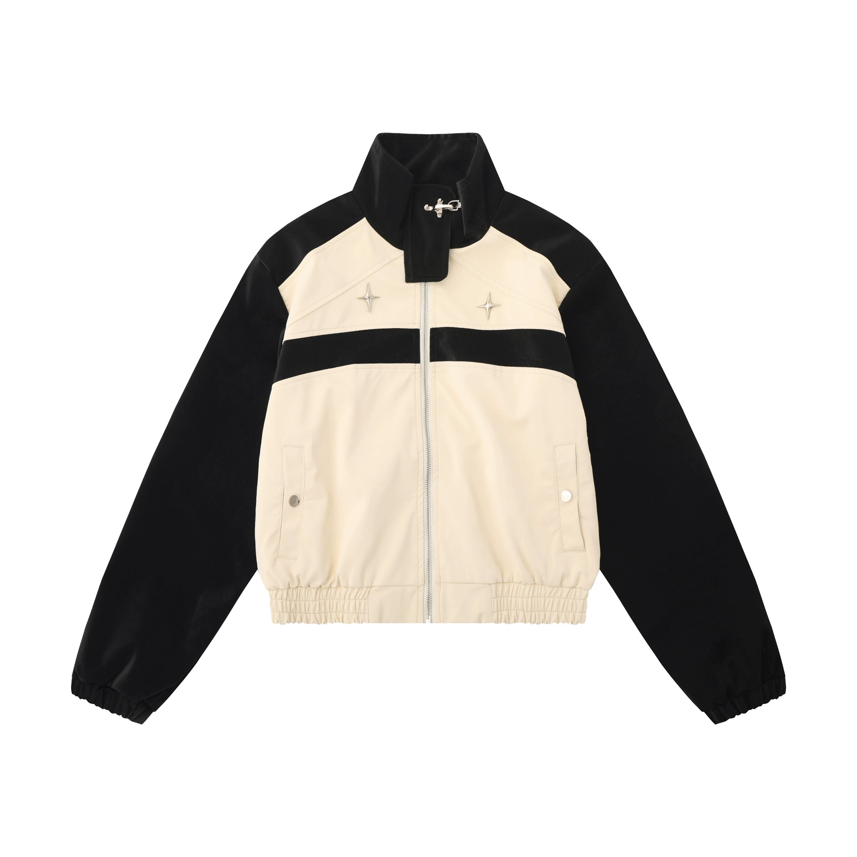 Retro color-short leather jacket RI05