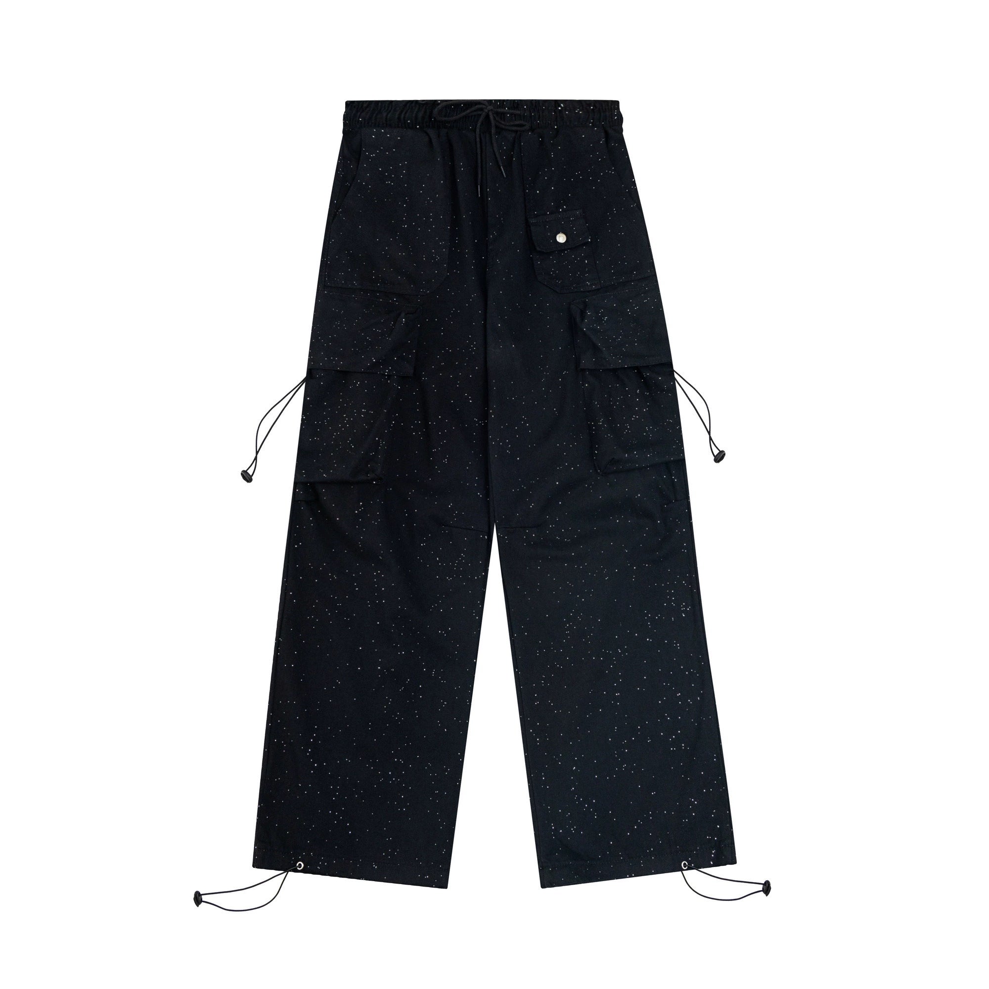 Design sequined cargo pants RI07