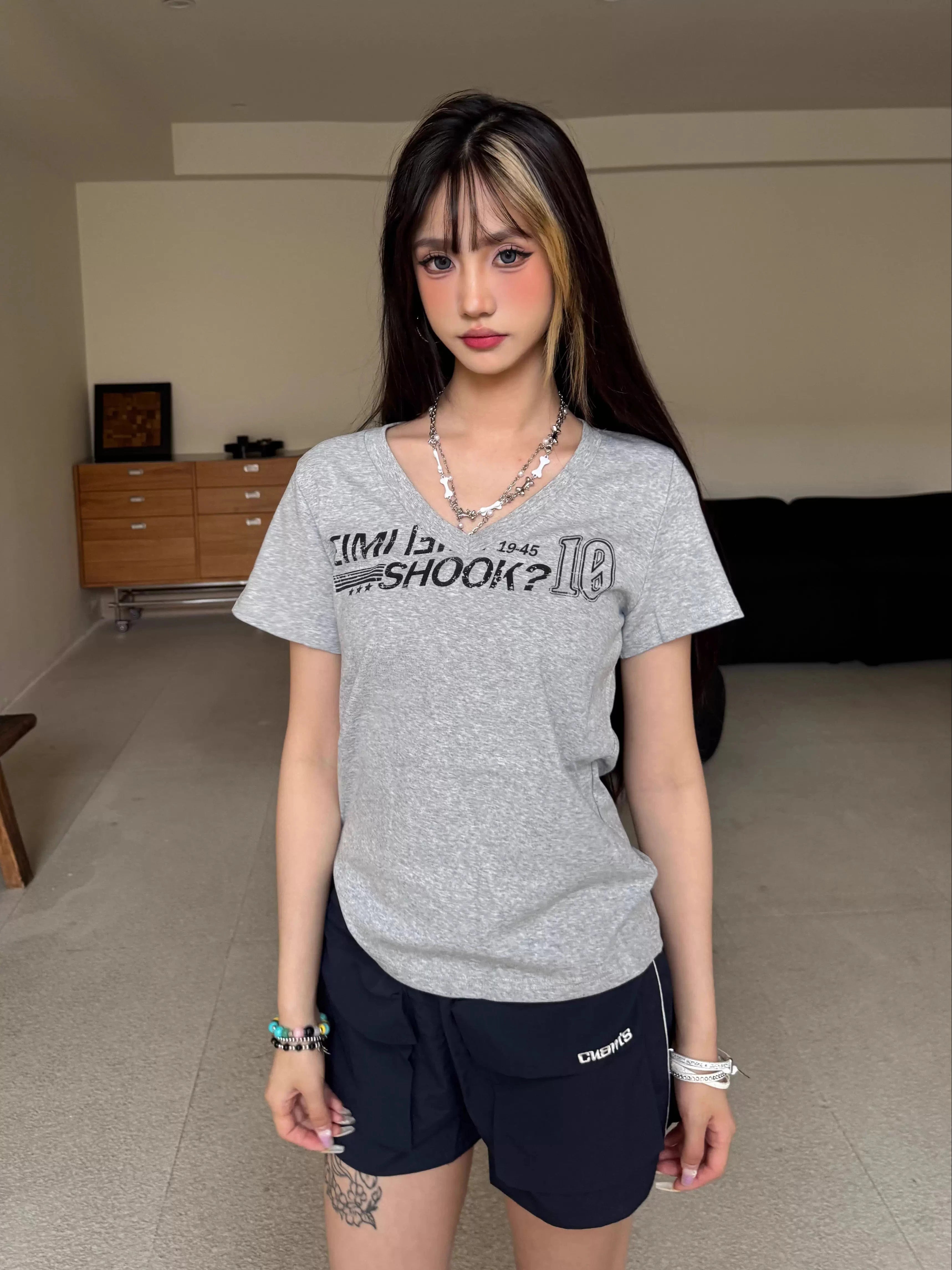 Vntage original gal V-neck RI66