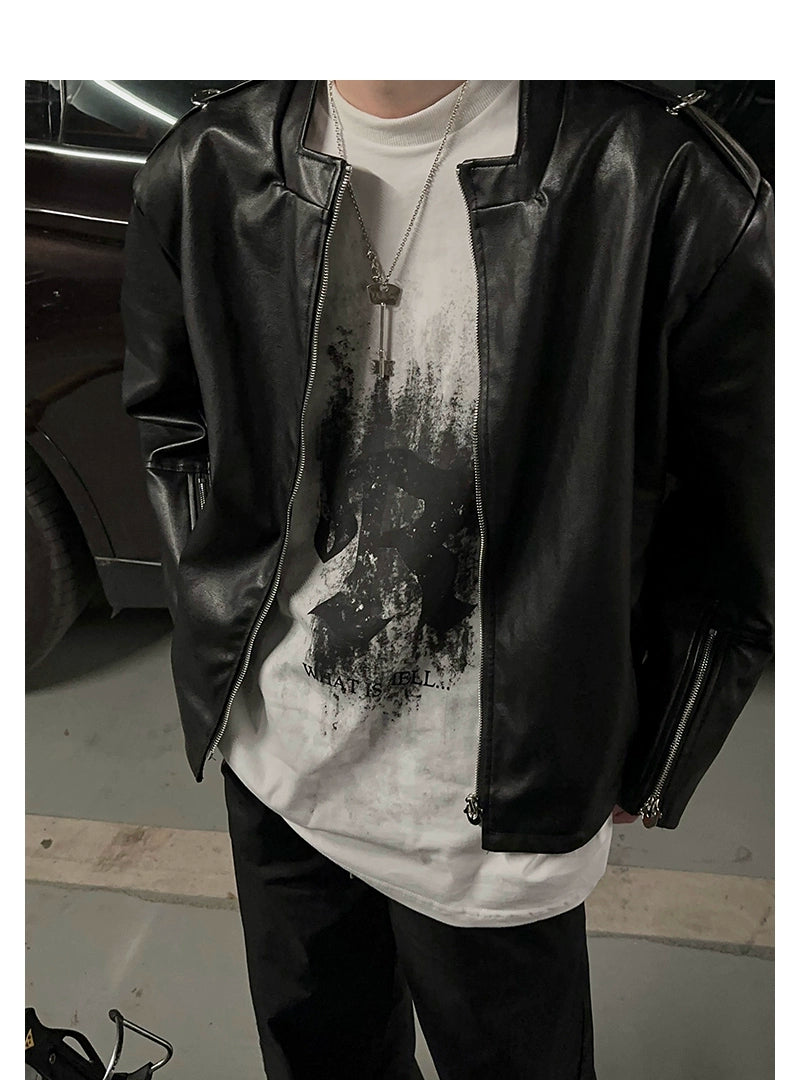 Graphic loose T-shirt RI47