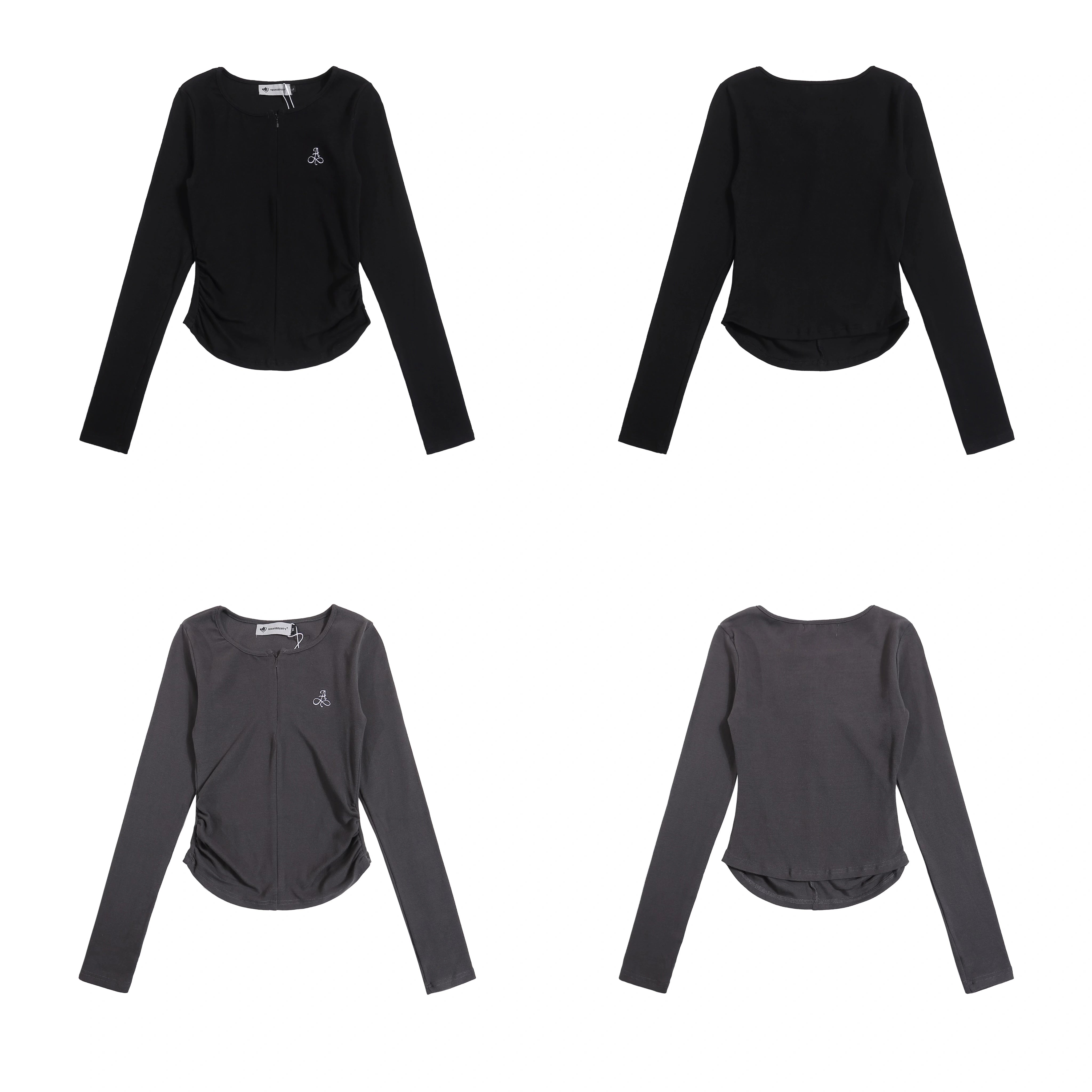 Long sleeve half zip up RI06