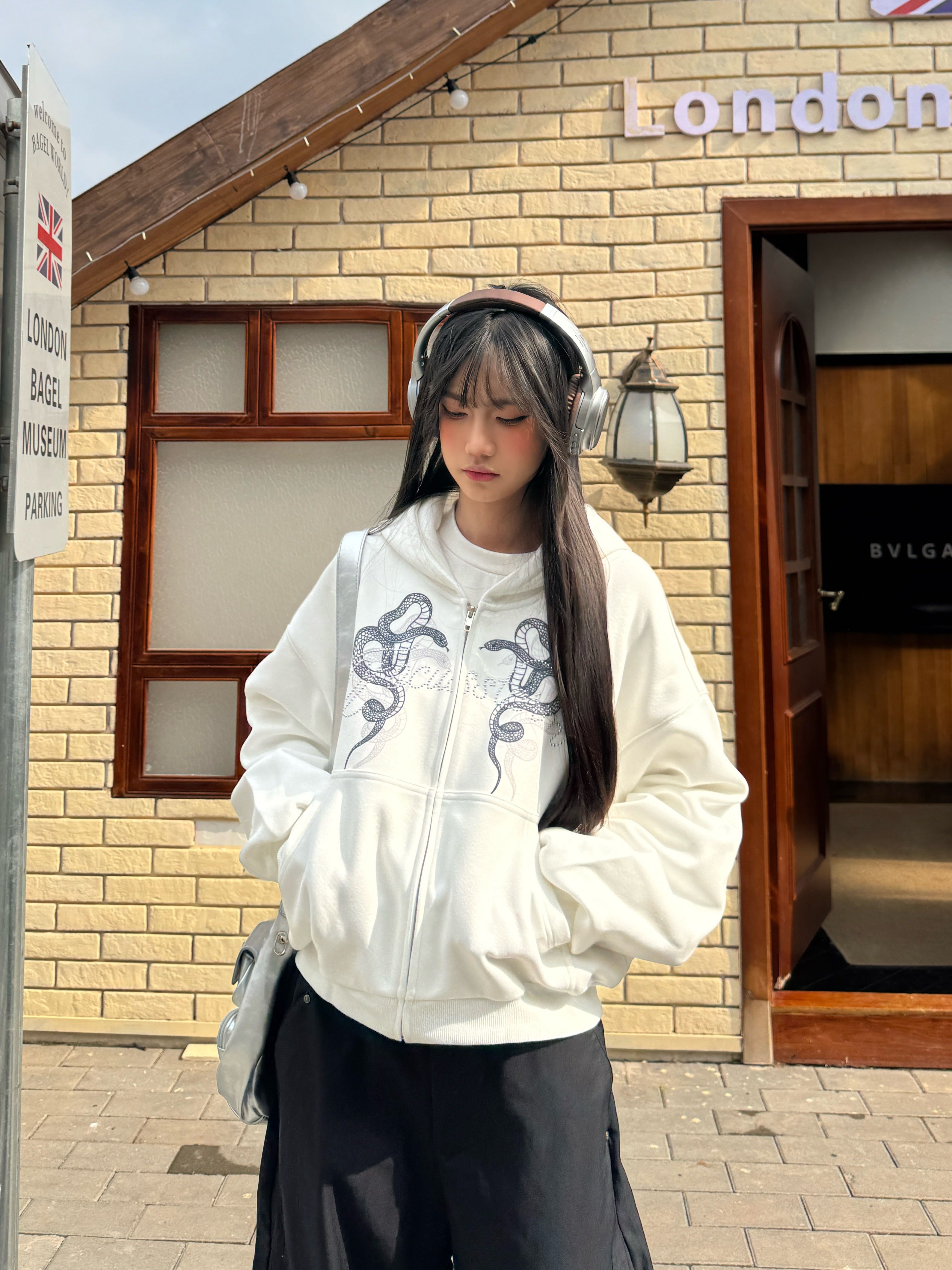 Short wide coat RI33
