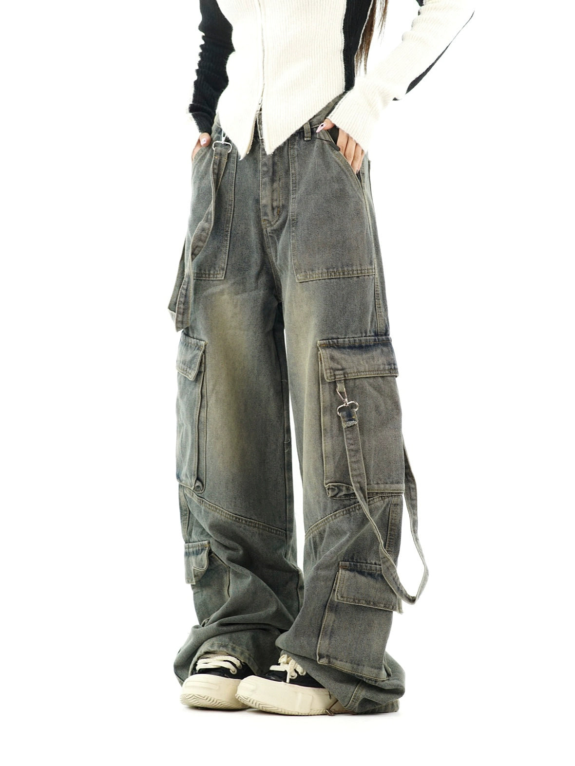 Multi-Pocket Cargo Pants RI09