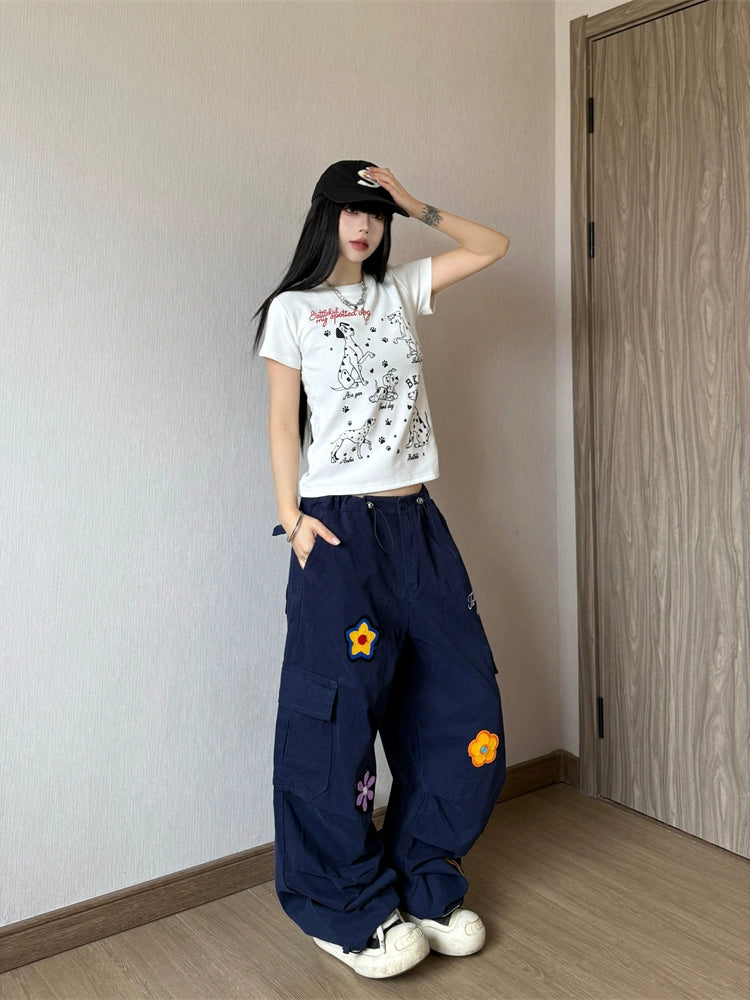 Dalmatian print front shoulderRI63