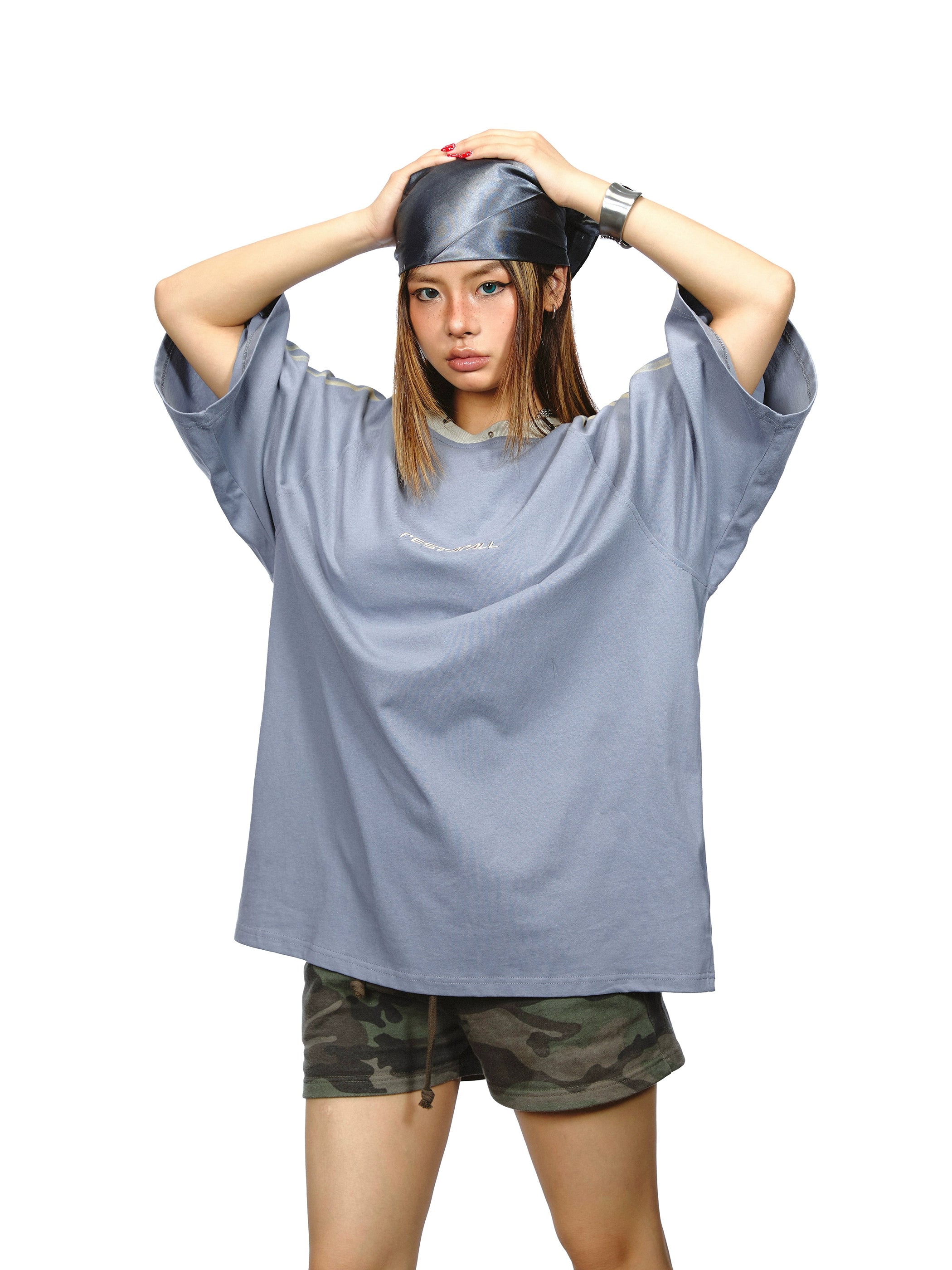 Contrasting striped crew neck RI60