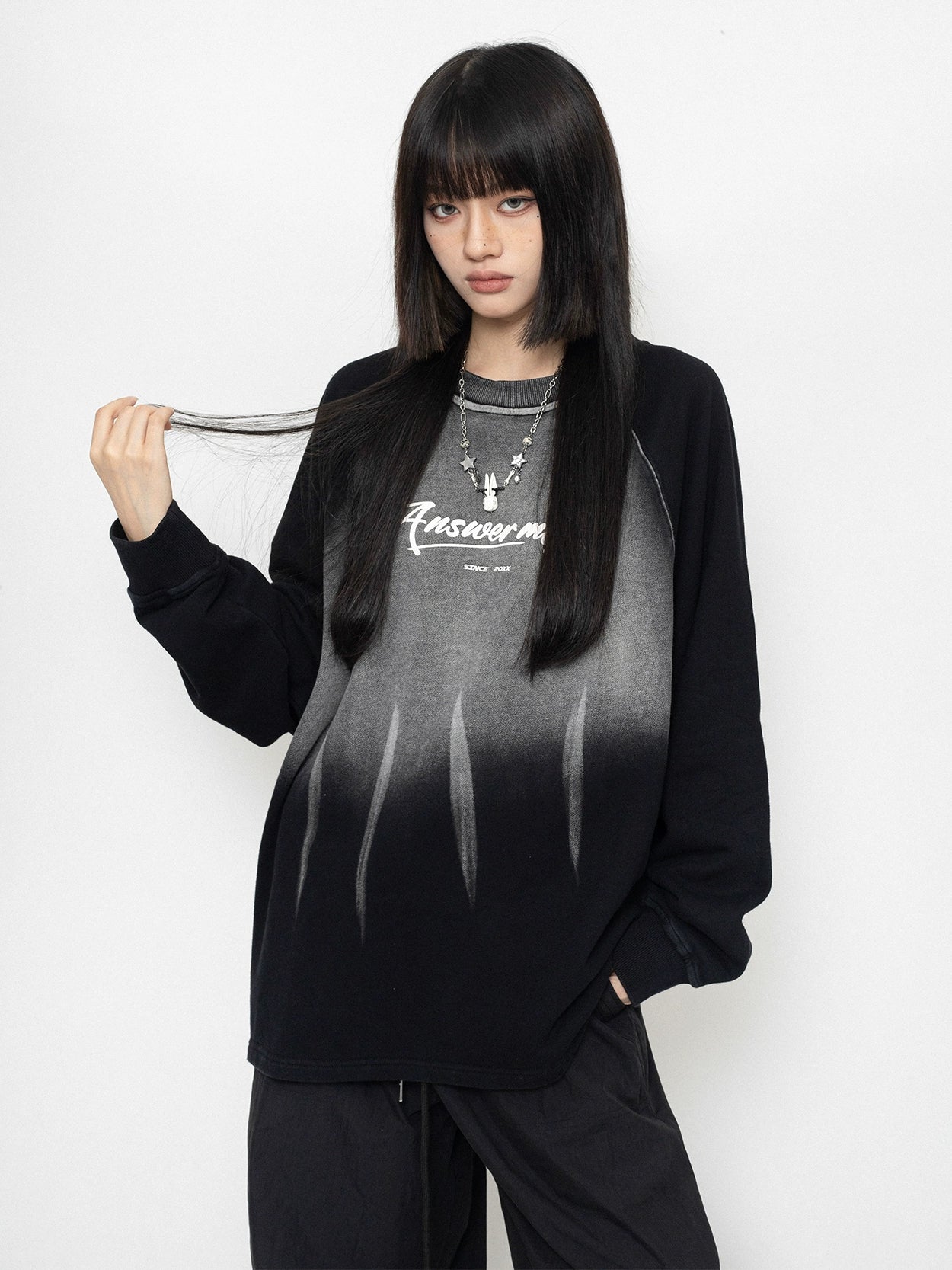 Oversize crew sweatshirt RI02